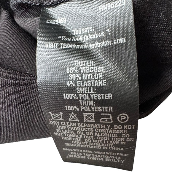 Ted Baker Bolty Asymmetrical Draped Dress | 10 (Ted 4) NWT - Picture 10 of 12